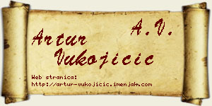 Artur Vukojičić vizit kartica